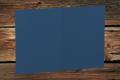 [16407090] Klappkarten 105/210x148 mm (A6) hochdoppelt Jeans gerippt 220 g/qm